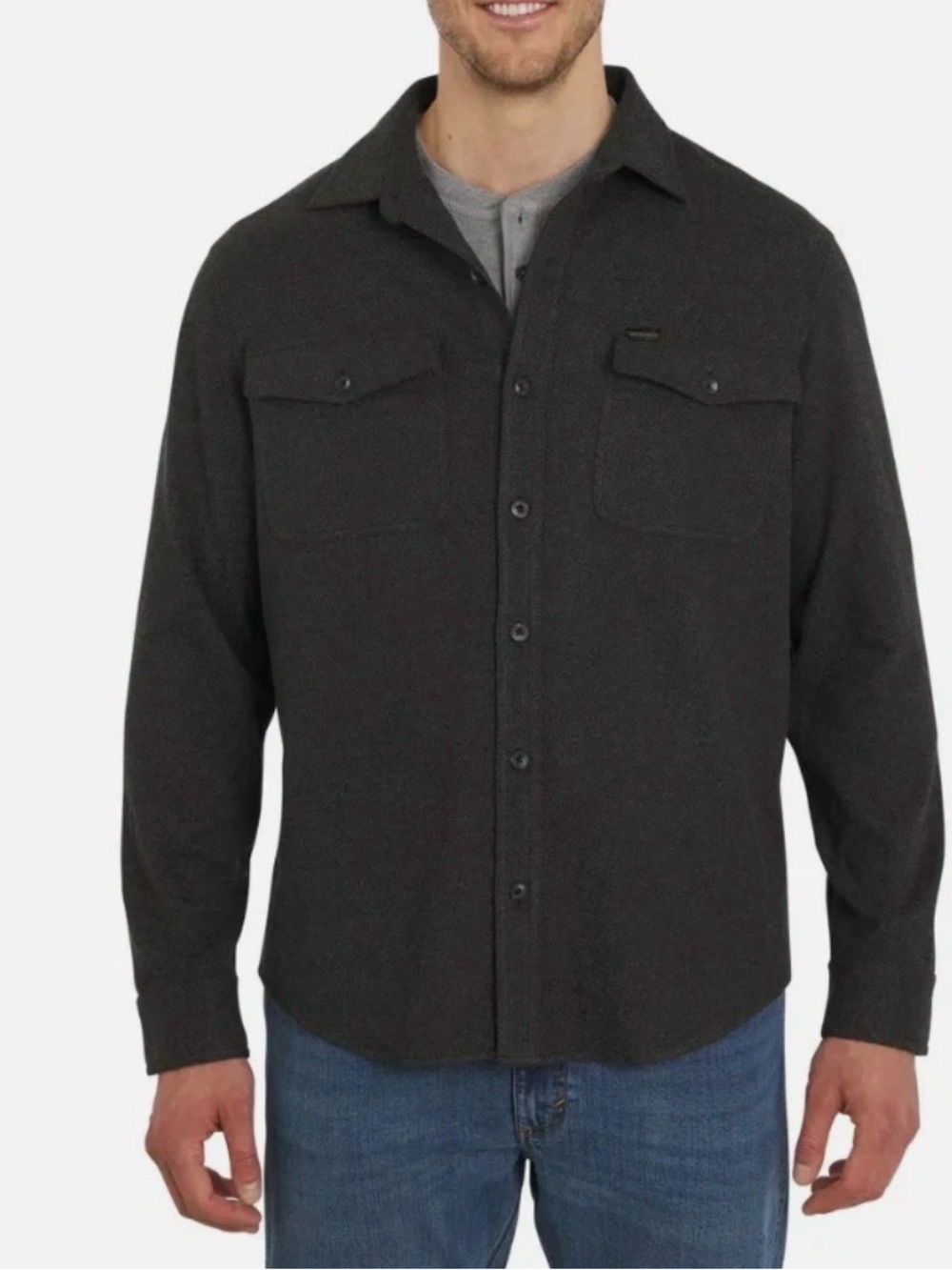 Wrangler Men’s Brushed Knit Shirt - Size S